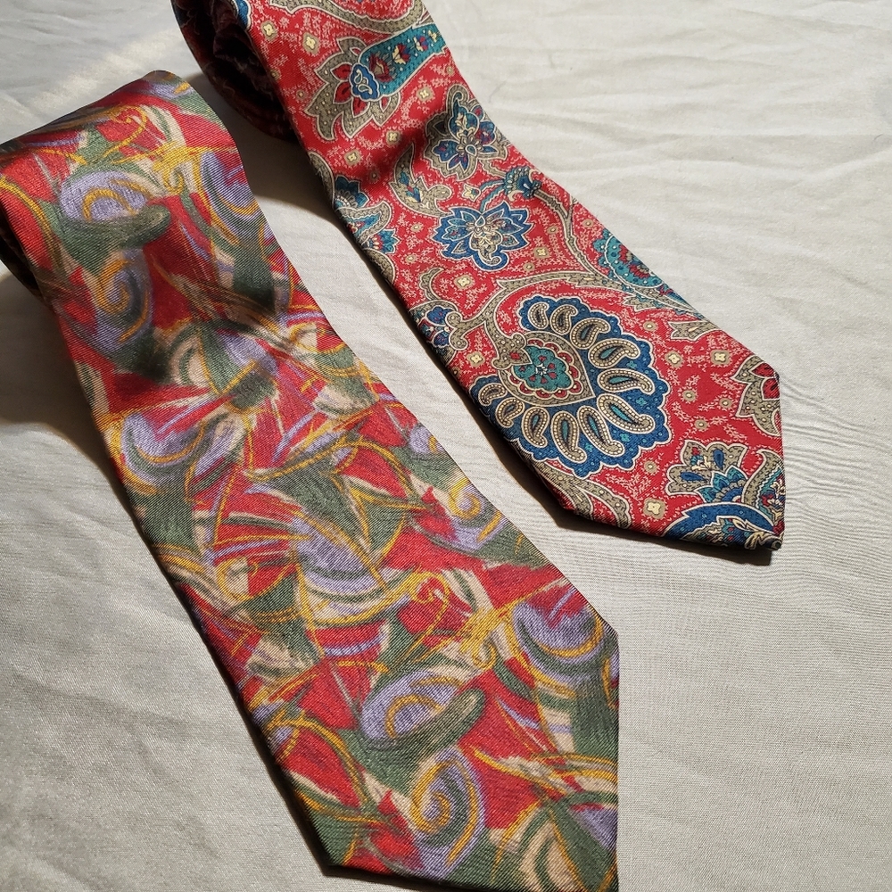 2 Strathmore vintage silk ties